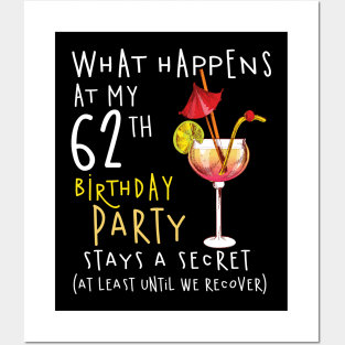 62Th Birthday - What Happens 62Th Birthday Posters and Art